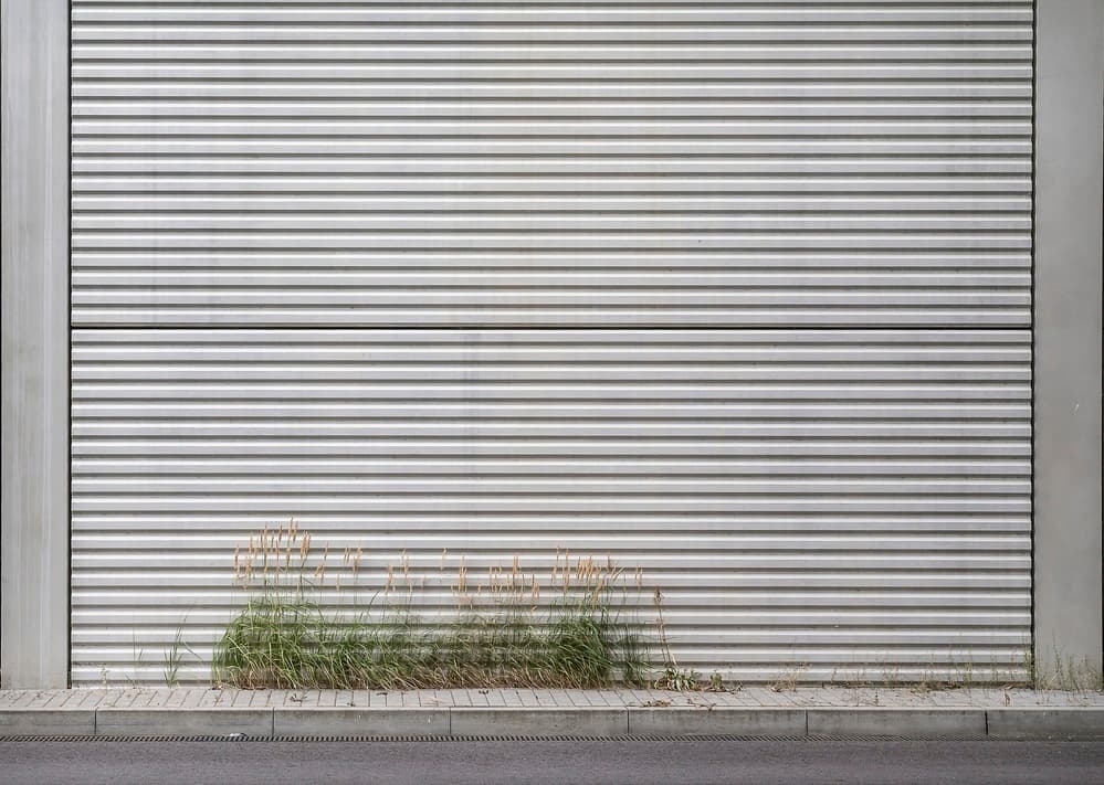 Industrial Wall Greenery by Michael Schulz-Dostal — canvas wall art