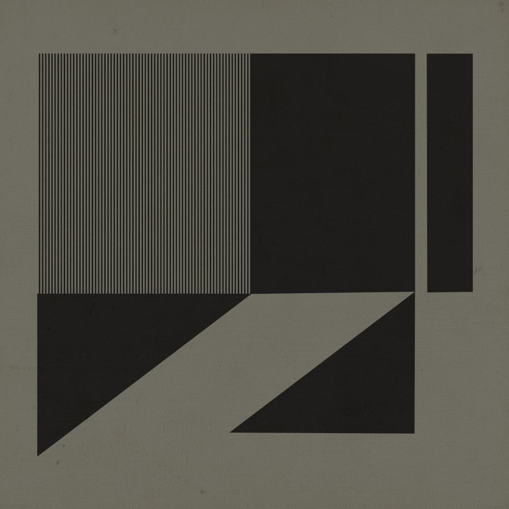 Dynamic Grey Geometry by Carlos Perez Del Moro — canvas wall art