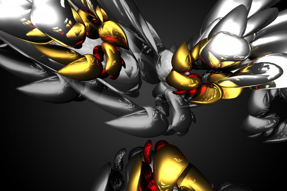Opulent Fluid Forms by Rafal Kulik — canvas wall art