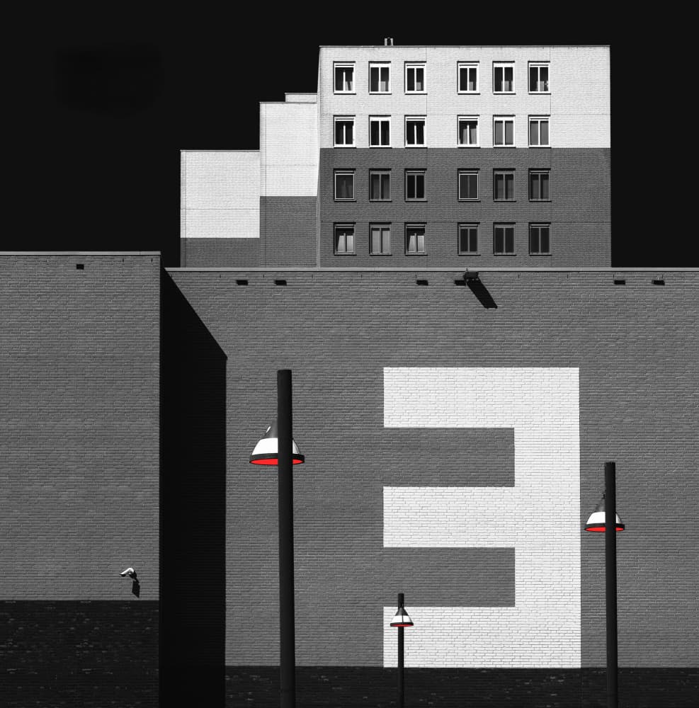 Building Number Three by Hans-Wolfgang Hawerkamp — canvas wall art