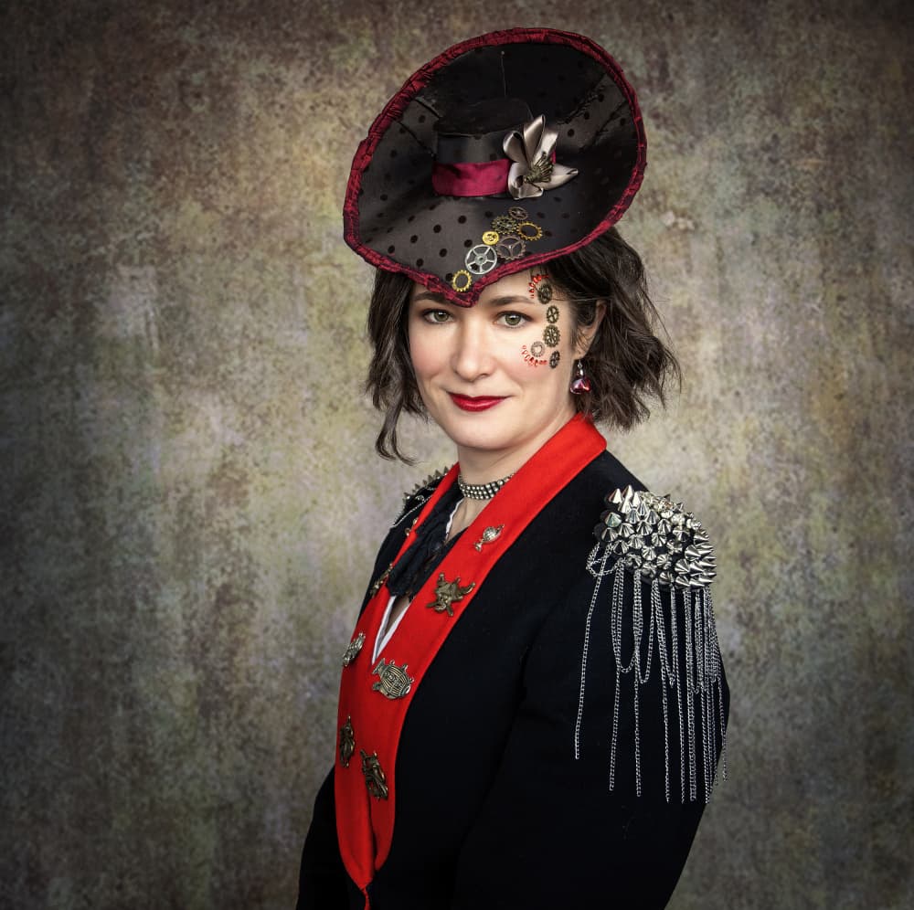 Steampunk Woman Portrait by Daniel Springgay — canvas wall art