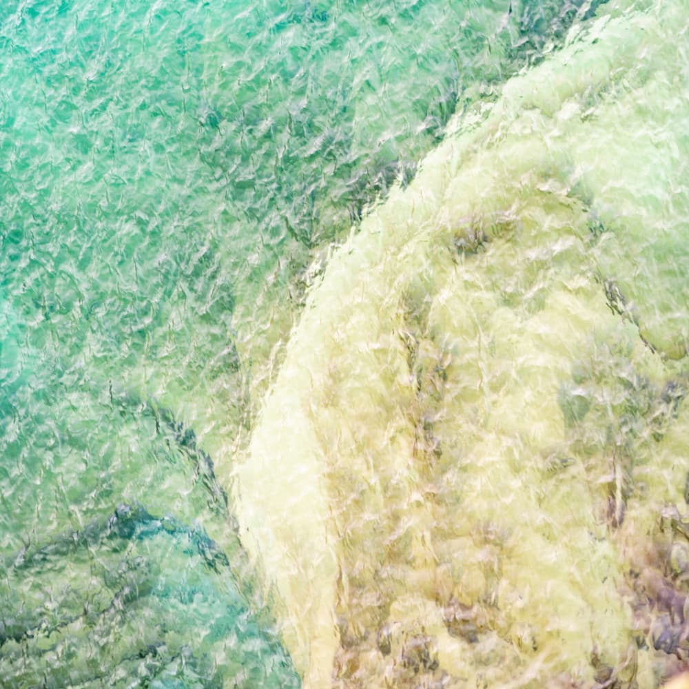 Sunlit Ocean Ripples by Courtney Crane — canvas wall art