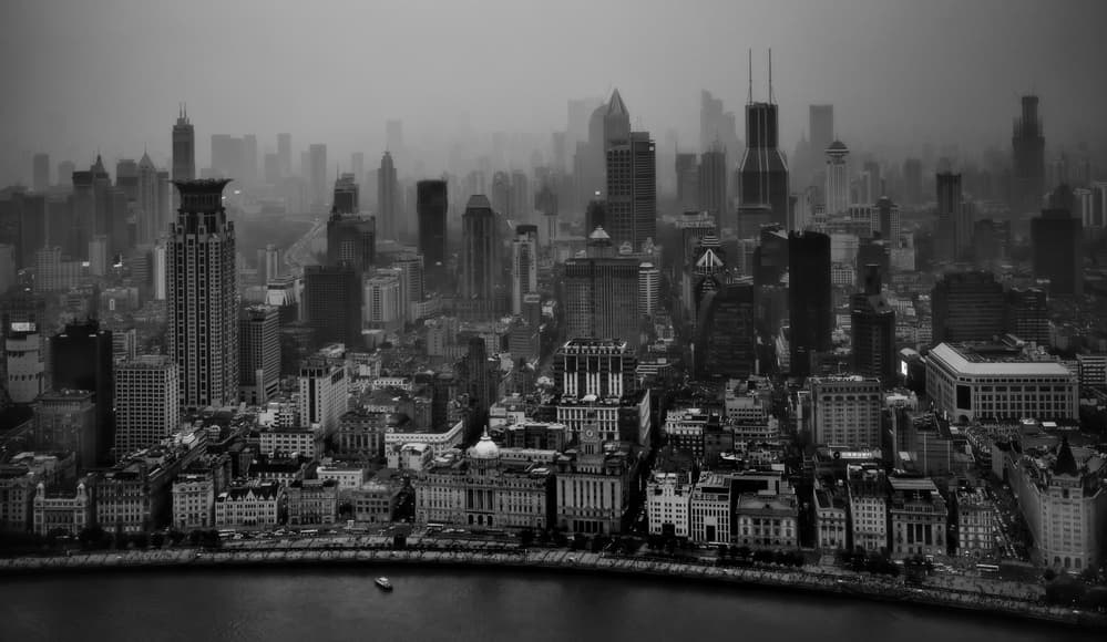 Shanghai Riverfront Grandeur by C.S. Tjandra — canvas wall art
