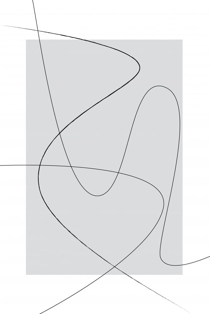 Abstract Flowing Lines by Oju Design — canvas wall art