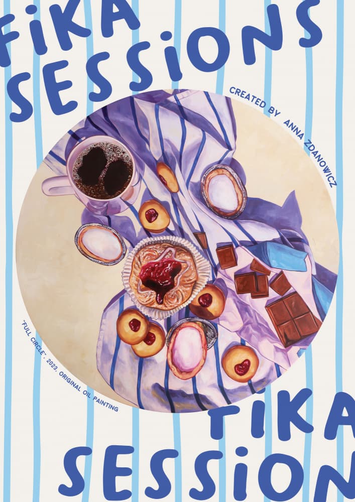 Cozy Fika Session by Anna Zdanowicz — canvas wall art