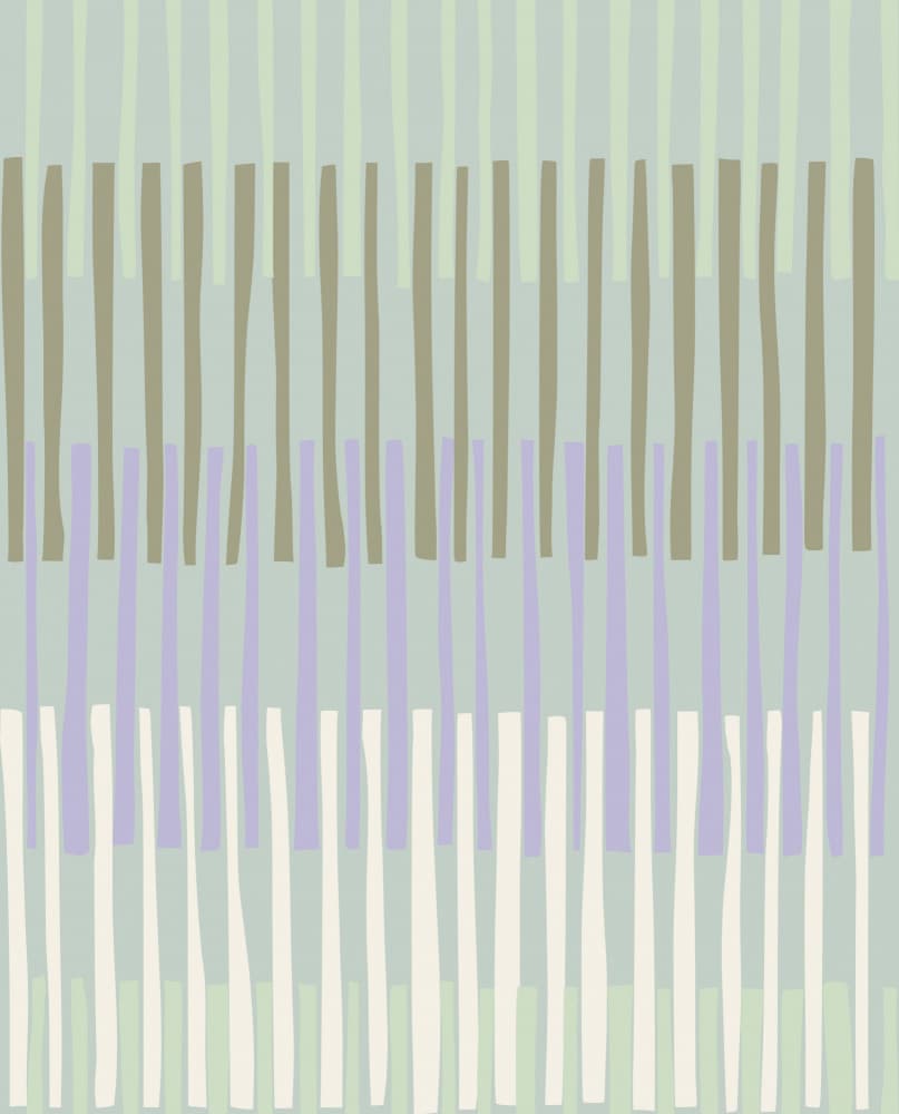 Soft Vertical Stripes by Annick — canvas wall art