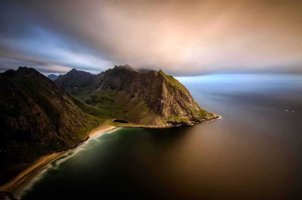 Serene Fjord Beach by Wojciech Kruczynski — canvas wall art