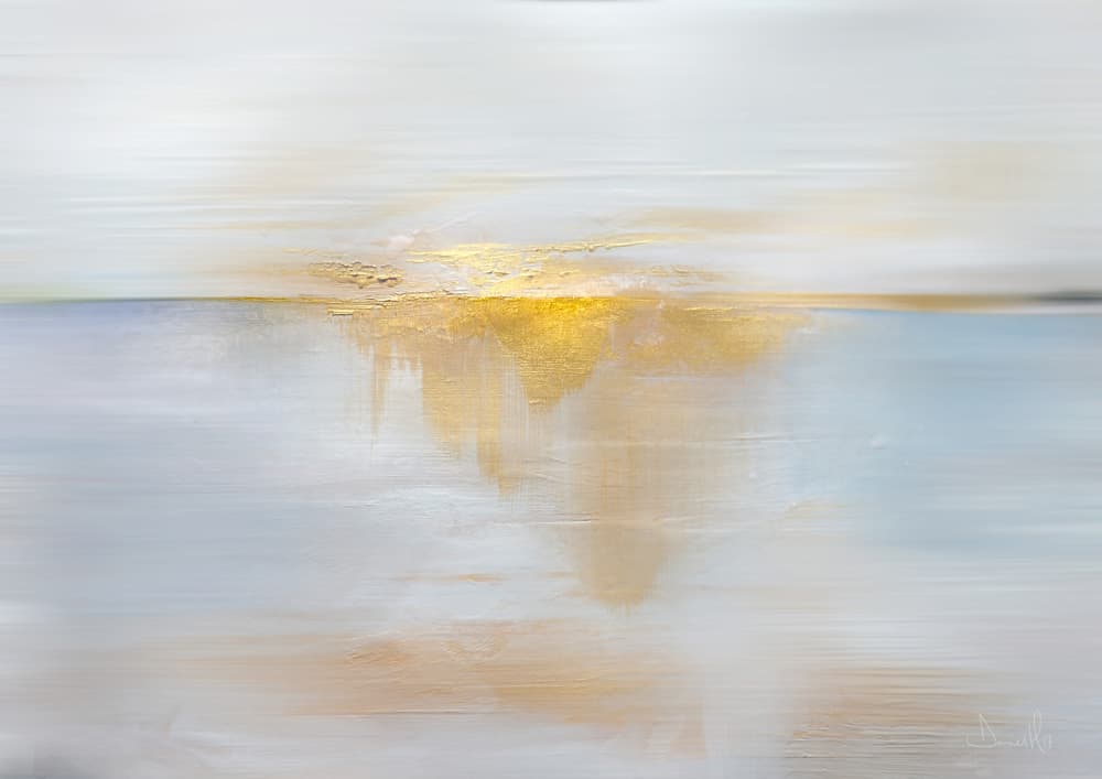 Sea Sun by Dan Hobday — canvas wall art