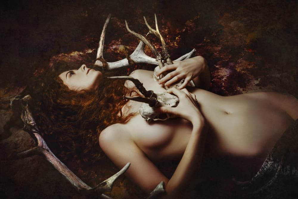 Ethereal Forest Goddess by Ruslan Bolgov — canvas wall art