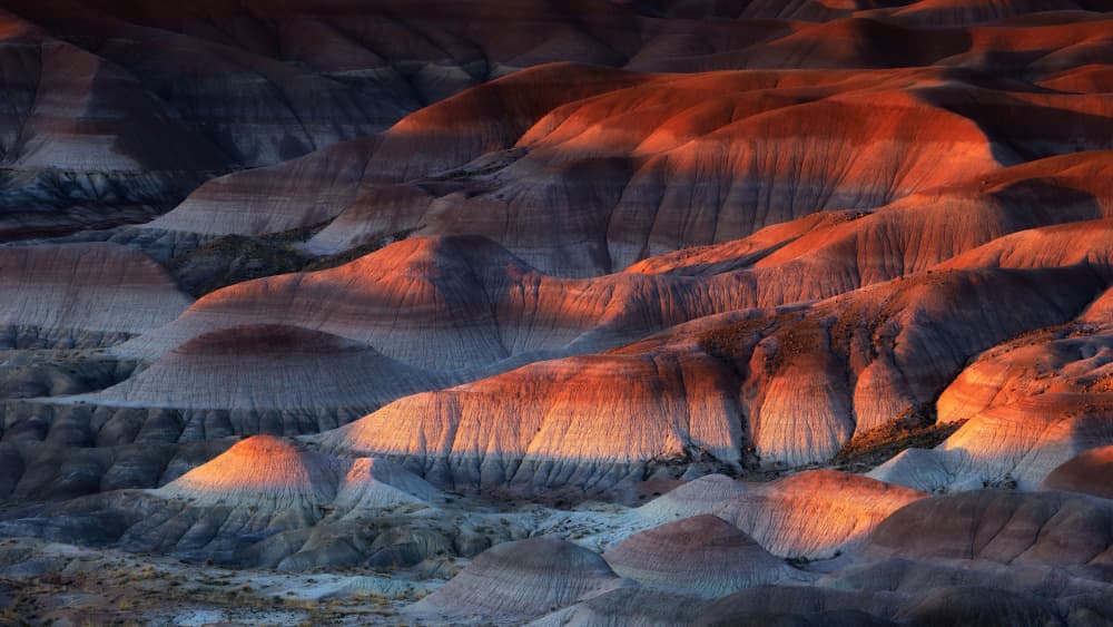 Painted Desert Hills by Johnny Zhang — canvas wall art