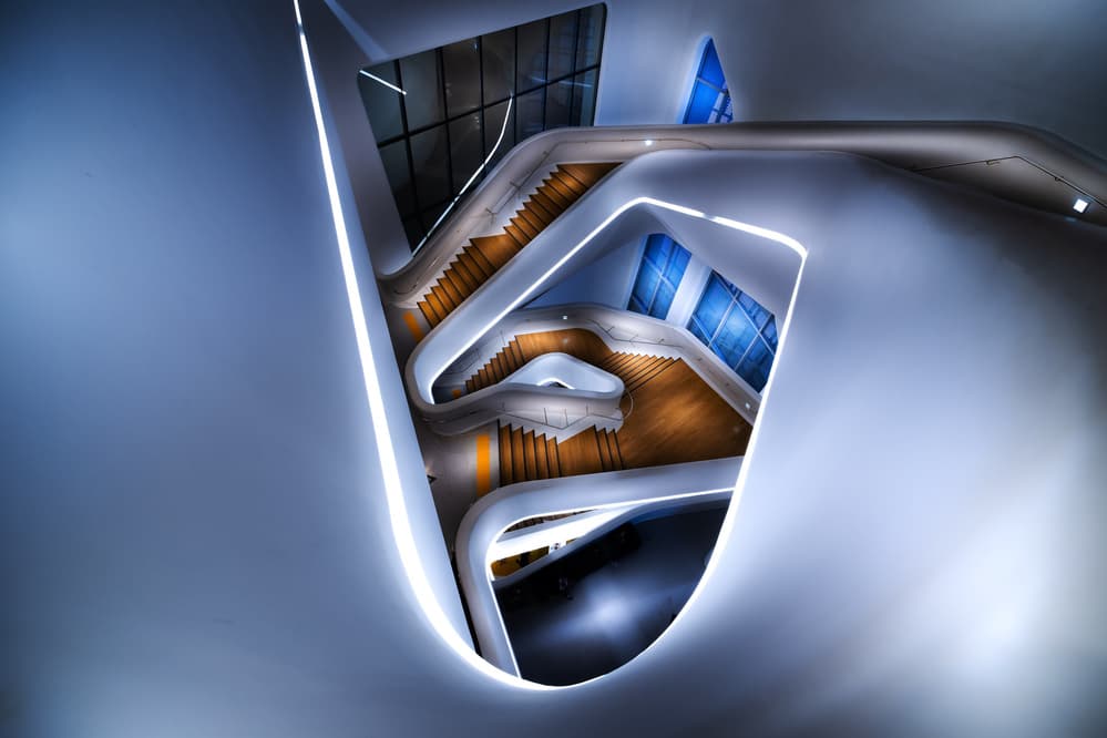 Dynamic Architectural Flow by AN POTO — canvas wall art