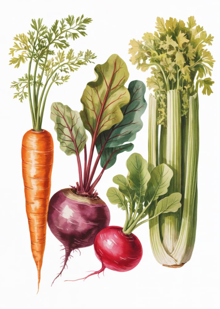 Fresh Garden Harvest by Andreas Magnusson — canvas wall art
