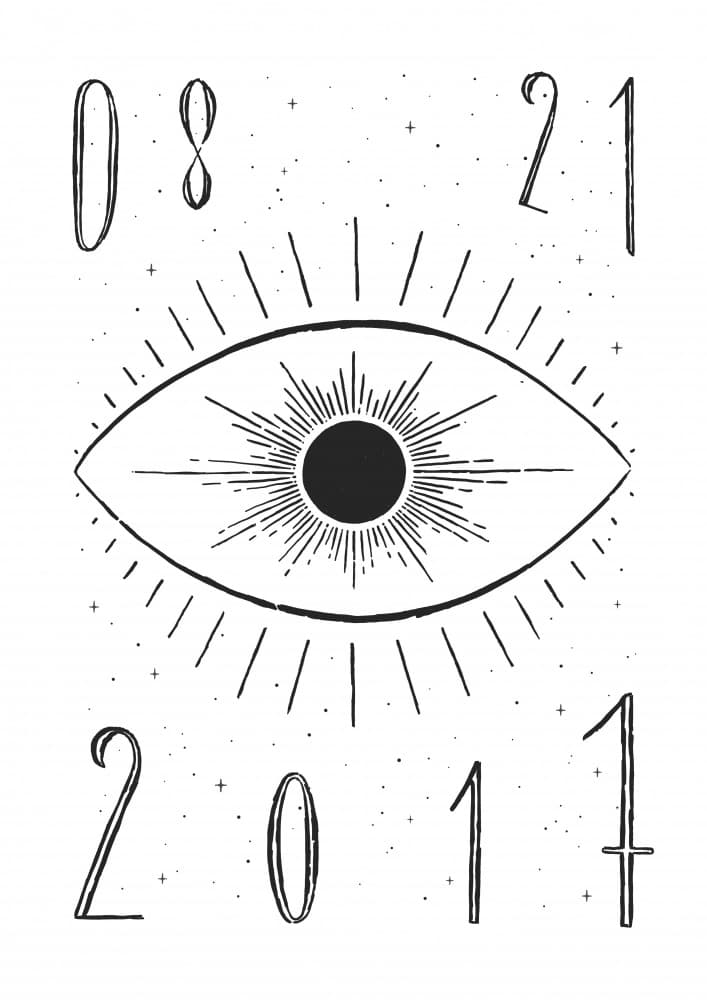 Mystic All Seeing Eye by Florent Bodart — canvas wall art