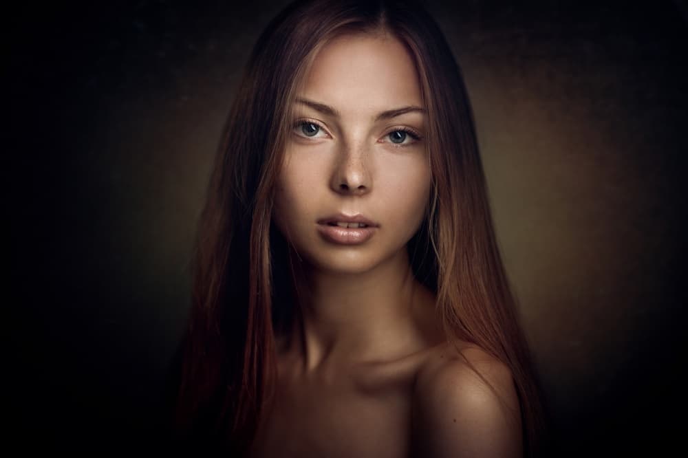 Natural Beauty Portrait by Konstantin Pilipchuk — canvas wall art