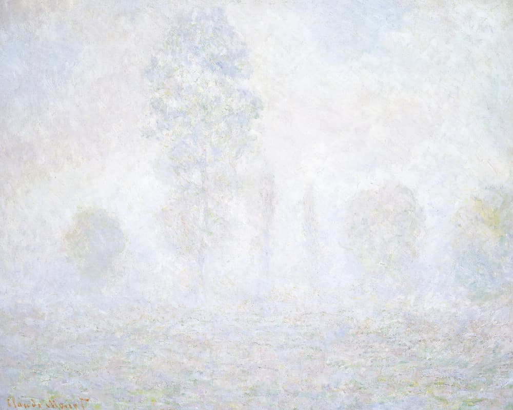 Morning Haze (1875) By Claude Monet by Claude Monet — canvas wall art