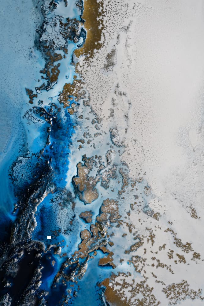 Abstract Ocean - Admiral Passage by Petra Meikle de Vlas — canvas wall art
