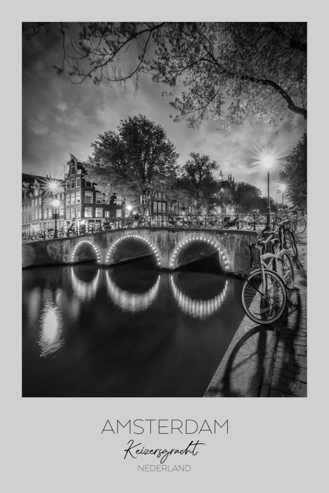 Night City Reflections by Melanie Viola — canvas wall art
