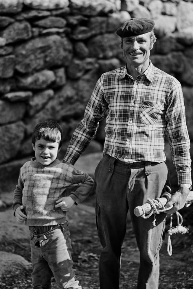 Happy Father Son Portrait by Eduardo Perez Sanchez — canvas wall art
