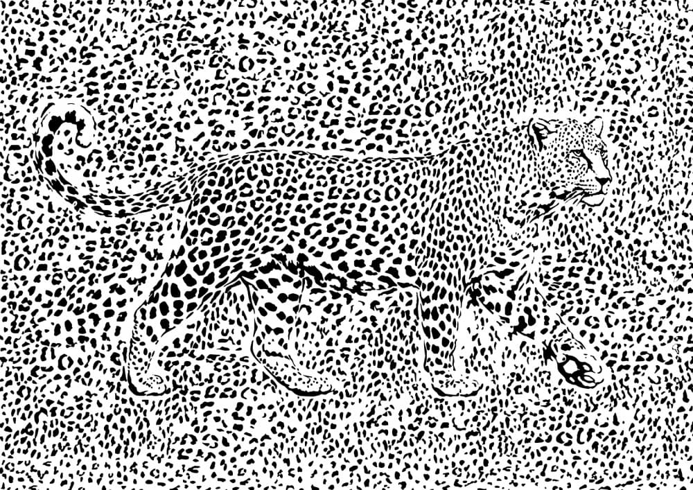 Majestic Spotted Leopard by Carlo Kaminski — canvas wall art