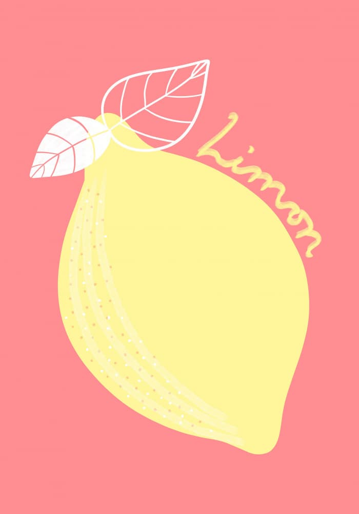 Yellow Citrus Charm by Athene Fritsch — canvas wall art