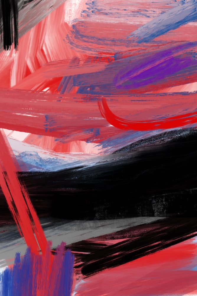 Dynamic Abstract Strokes by Simona Gocan — canvas wall art