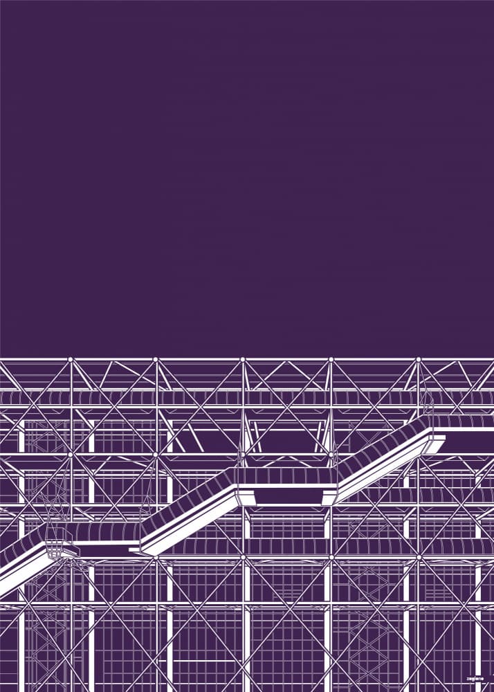 Modern Building Framework by zaglono — canvas wall art