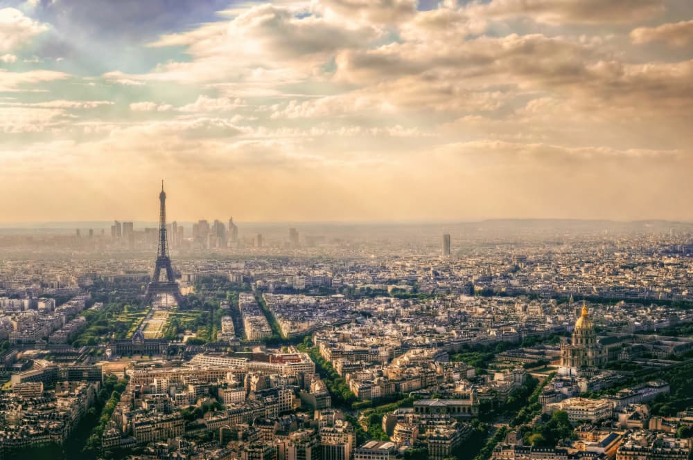 Paris, France by Mohamed Kazzaz — canvas wall art