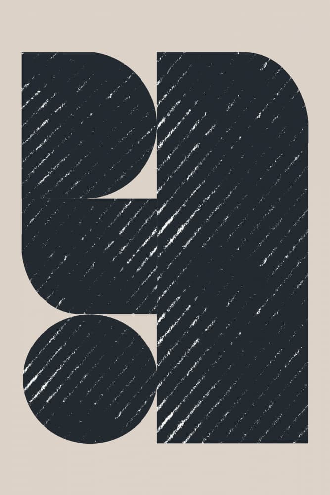 Geometric Harmony by THE MIUUS STUDIO — canvas wall art