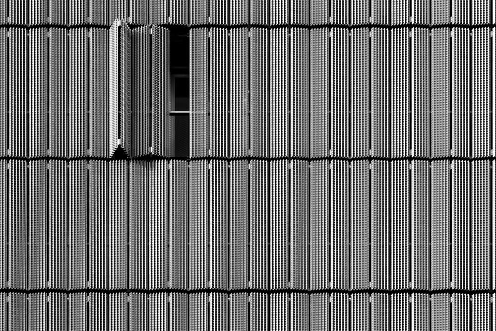 Modern Facade Window by Franco Tessarolo — canvas wall art