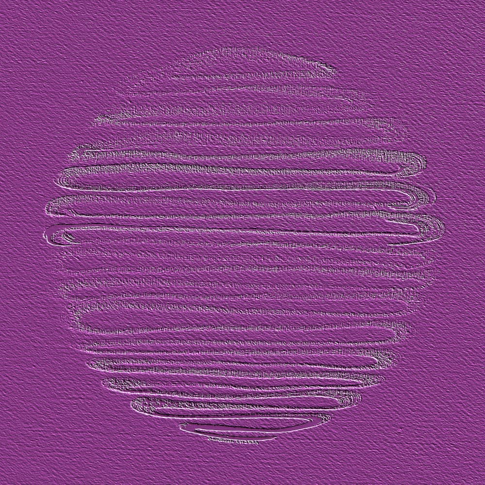 Purple Texture Circle by Santhosh ch — canvas wall art