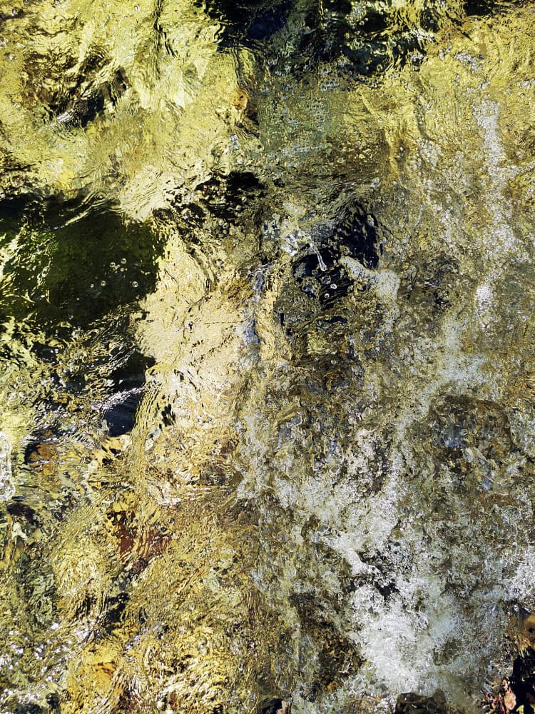 Golden River Flow by Angelo Cerantola — canvas wall art
