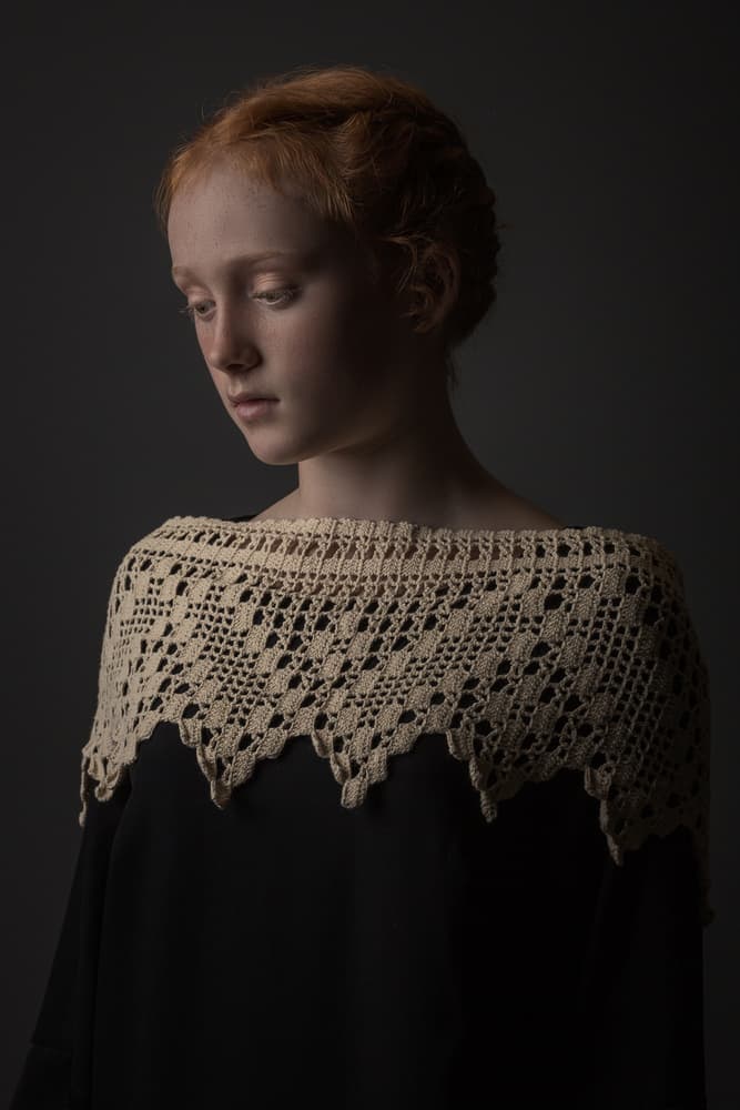 Contemplative Redhead by Carine Belzon — canvas wall art