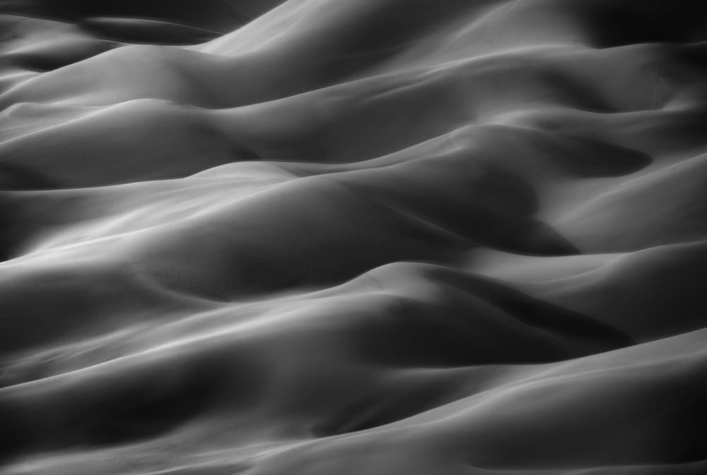 Graceful Desert Curves by Majid Behzad — canvas wall art