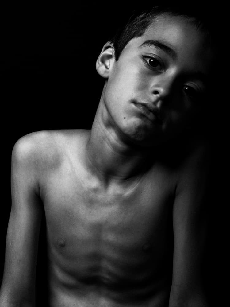 Pensive Young Boy by António Zarco — canvas wall art