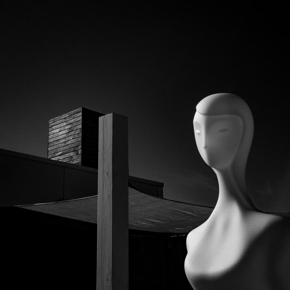 Modern Mannequin Architecture by Heike Wolters-Wrase — canvas wall art