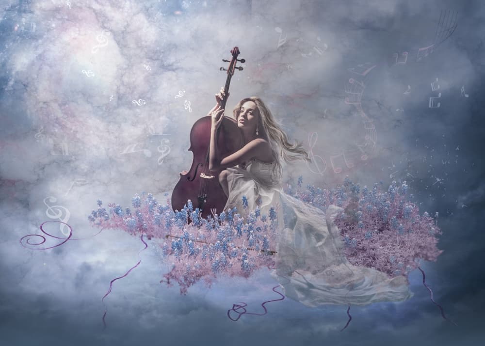 Music of the soul by Natalia Simongulashvili   ( NATALIORION ) — canvas wall art