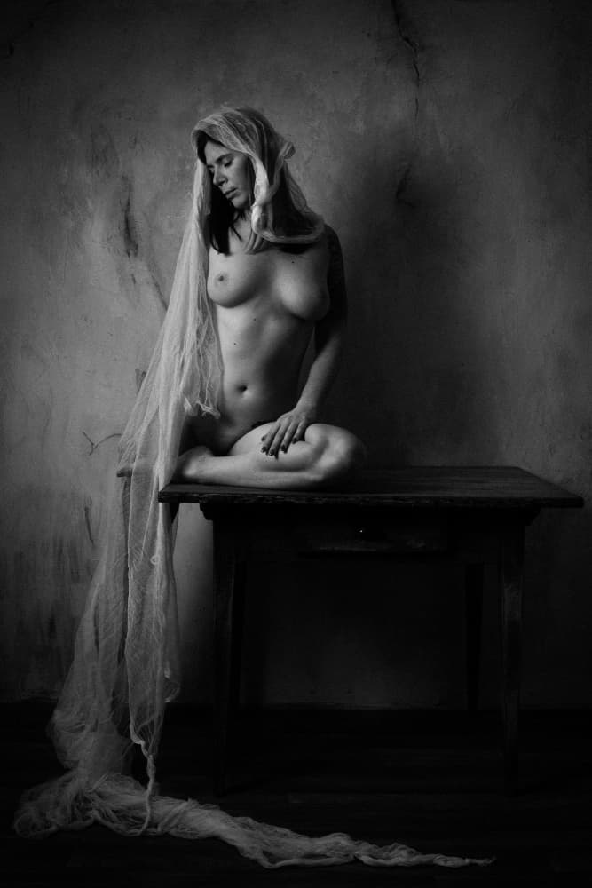 covered nude by Ruth Franke — canvas wall art