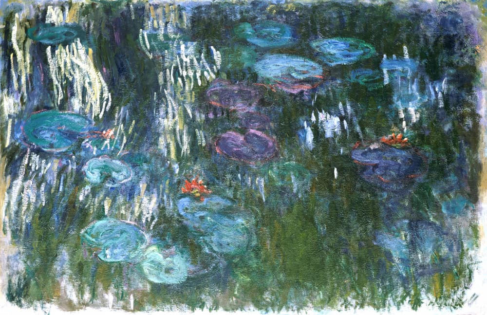 Water Lilies (1916–1919) by Claude Monet — canvas wall art