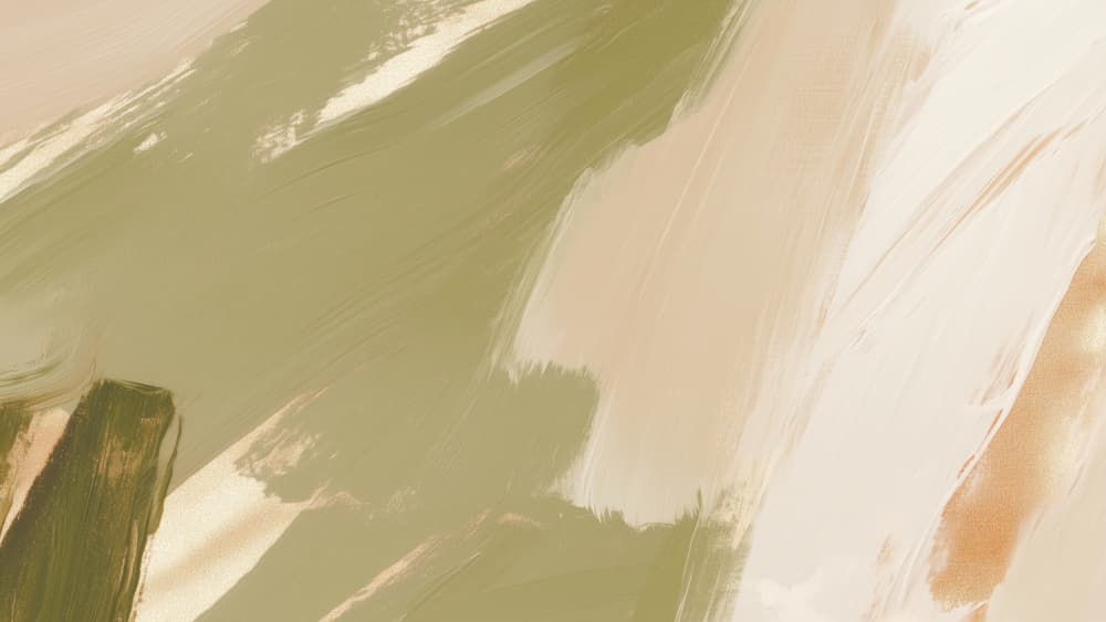 Abstract Green Brushstrokes by Marika Barsrsind — canvas wall art