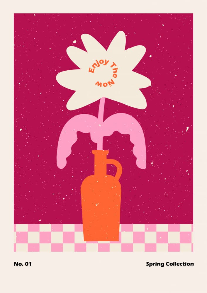 Spring Flower #01 by NKTN — canvas wall art