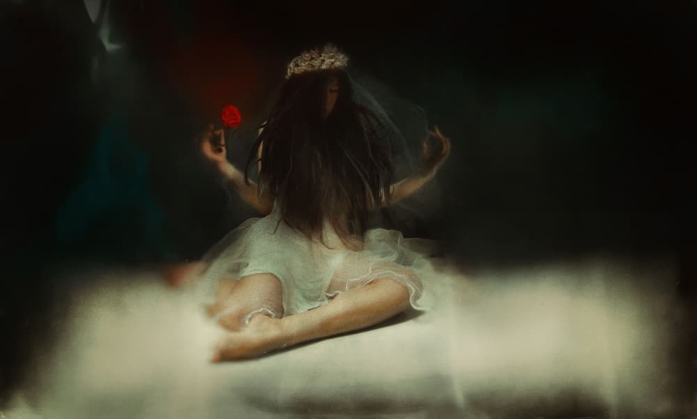 Dream Queen With Rose by Sherin.Abdou — canvas wall art