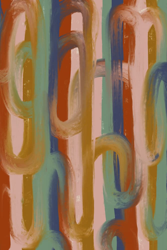 Flowing Hues Harmony by Treechild — canvas wall art