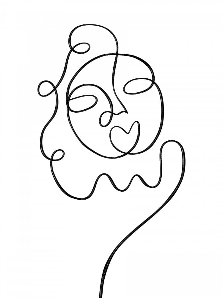 Her by Shatha Al Dafai — canvas wall art