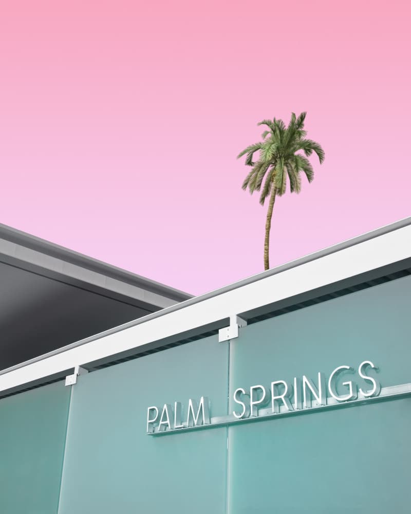 Welcome to Palm Springs by Tom Windeknecht — canvas wall art