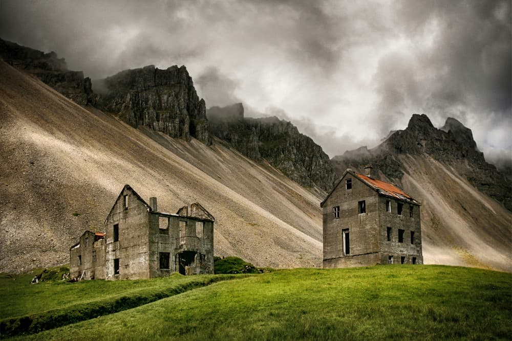 Abandoned Mountain Homes by Þorsteinn H. Ingibergsson — canvas wall art