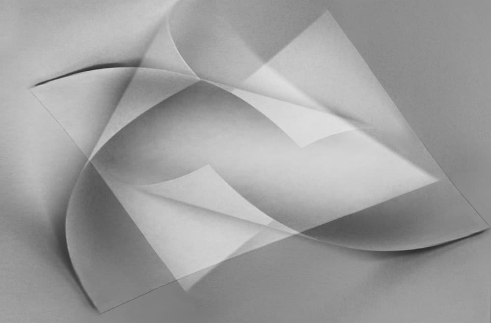 Abstract Paper Folds by Jutta Kerber — canvas wall art
