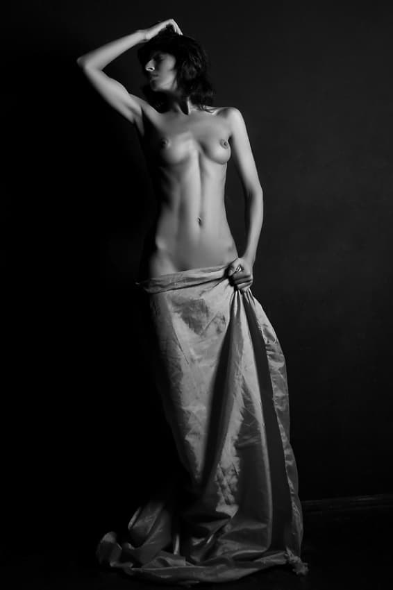 Elegant Female Form by Silaevk — canvas wall art
