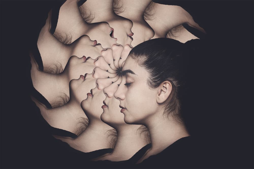 Spiral Of Introspection by Parsa Bagheri — canvas wall art