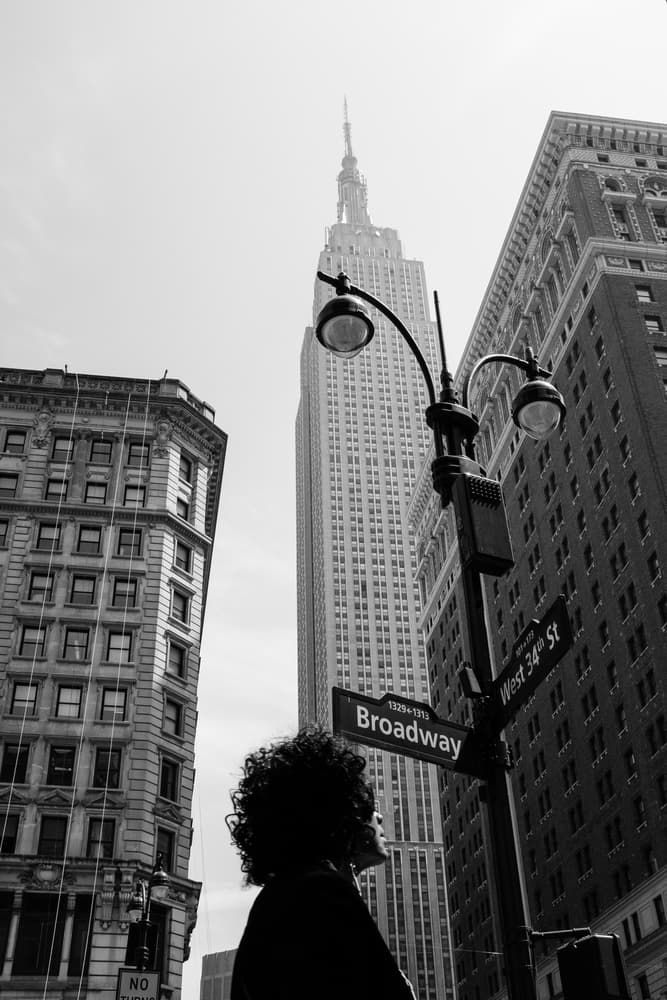 Empire State City Gaze by Gloria Salgado Gispert — canvas wall art
