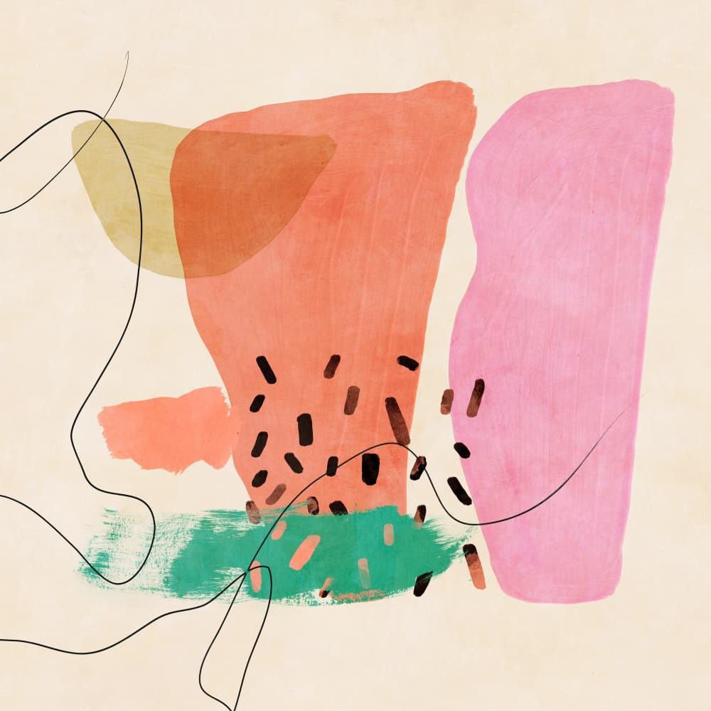 Organic Painted 13 10600px   Mai2021 Kopie by Ana Rut Bre — canvas wall art